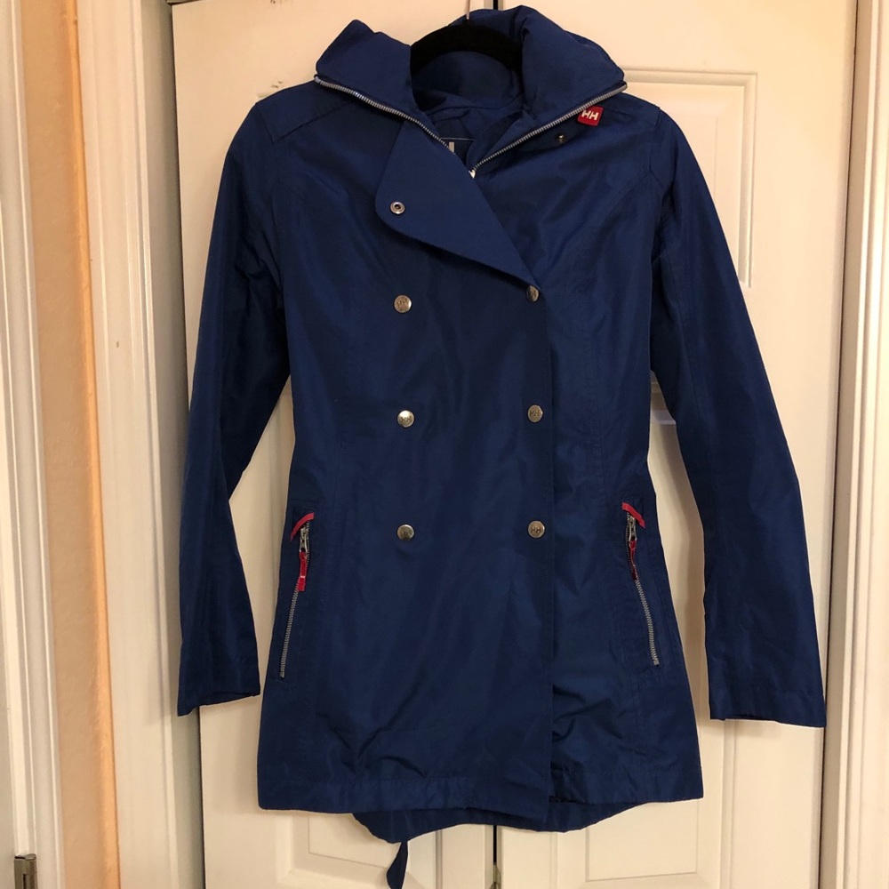 Helly Hansen rain coat. stay dry while looking 👍